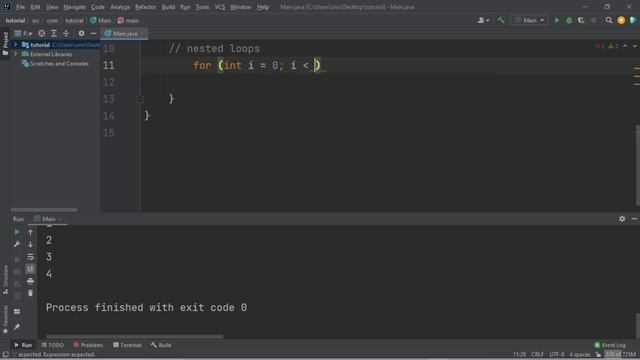 #19 - Nested Loops - Java Tutorial - Made Super Easy