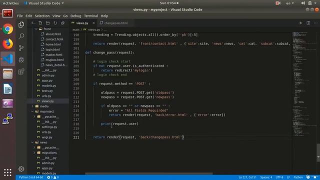 Check Old Pass | Python and Django