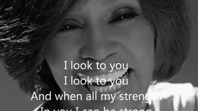 Whitney Houston I Look To You Lyrics.wmv смотреть онлайн