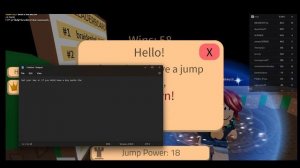 Roblox but every second you get +1 Jump Power Script (pastebin) No annoying adds!