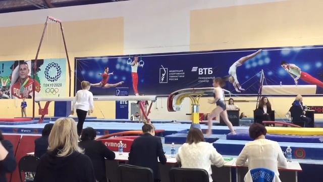 Моджаро Юлия - (УФО) - Опорный прыжок - 1 разряд - Russian Junior Championships 2021