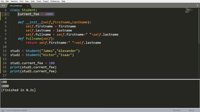 Python OOP Tutorial 2-  Class Variables
