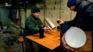 Термос из канализационной трубы . Тубус для термоса из трубы