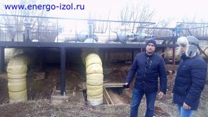 Теплоизоляция трубопроводов ПНС Матами прошивными минераловатными МП-75 ГОСТ 21880-2011 г.Рязань