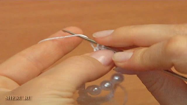 Ажурная лента с бусинами для создания украшений или для декора Урок 126 смотреть онлайн