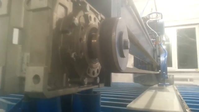 Станок для распиловки слэбов Gantelstan. Распиловка мраморных и гранитных слэбов.