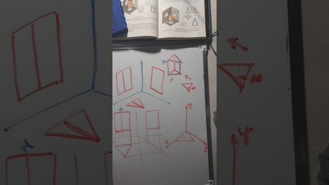 Урок черчения.  Развертки и аксонометрия.