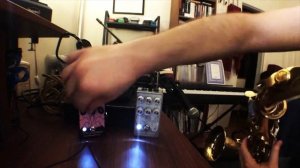 Saxophone with the "Transmisser" epic reverb by EarthQuaker Devices