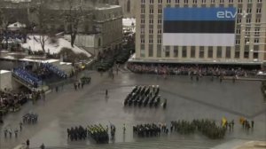 Военный парад в честь Дня Независимости Эстонии. 24.02.2016.