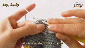 #509 | Lalafanfan Amigurumi (2/3) | How To Crochet Dolls Amigurumi | @AmiSaigon