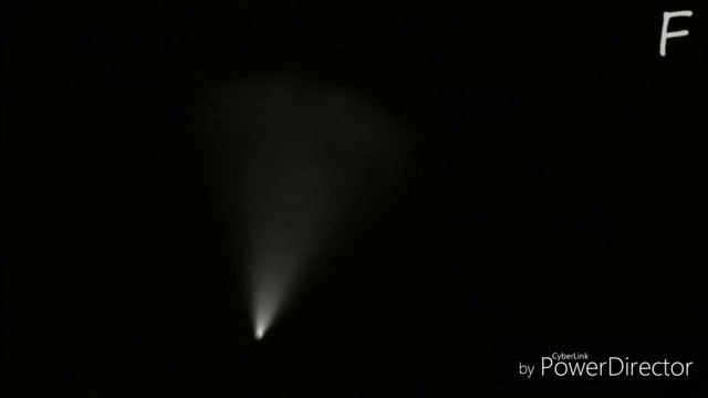Свечение от МБР( Межконтинентальная баллистическая ракета)