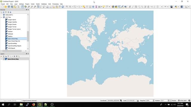 QGIS 3.2: XYZ Tiles