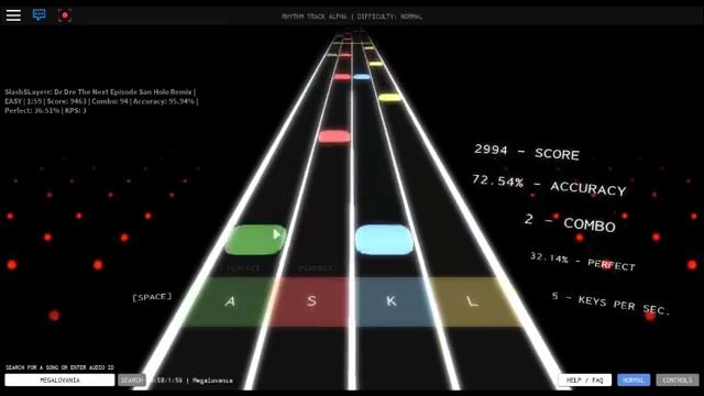 ROBLOX - Rhythm Track #4 (Megalovania) смотреть онлайн
