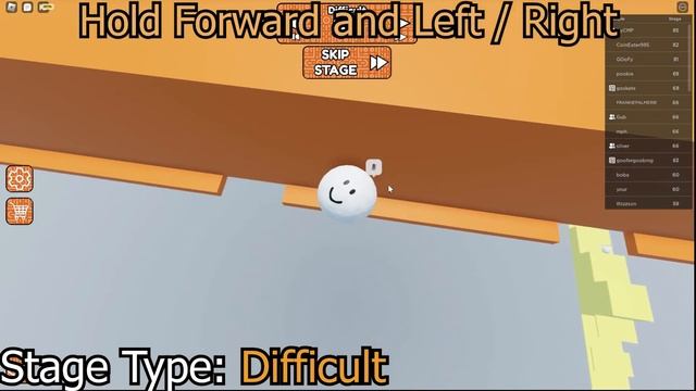 Obby but you're a ball (Stages (1-81)) смотреть онлайн