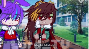 random hair color dating meme ||Gacha club|| [Bonnie x freddy x monty]