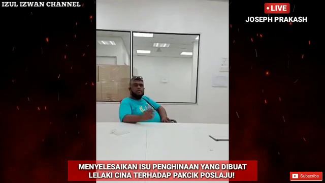 BRO JOSEPH BERJUMPA DENGAN LELAKI CINA YANG MENGHIN4 PAKCIK POSLAJU UNTUK SELESAIKAN ISU VIRAL INI!