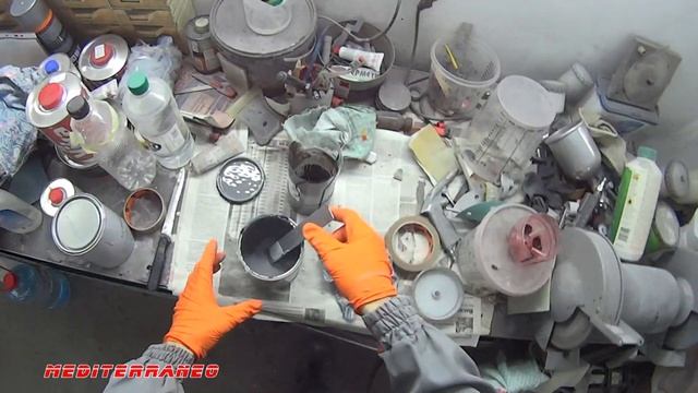 Хонда.День четвертый.Подготовка и грунтование пластика.