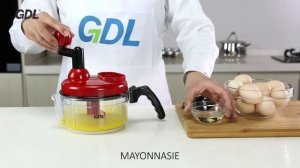 All in one kitchen set, swift chopper, quick chopper on black & red color