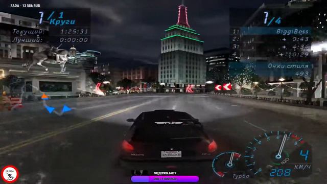 Комнатные НЕ легальные гонки в Need for Speed Underground