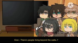 Past AOT Characters react to the Future(Part 1)