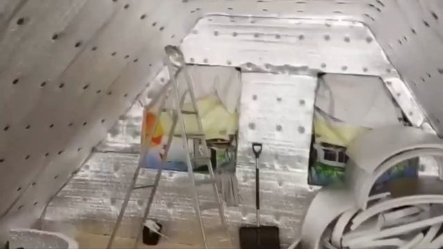 УТЕПЛЕНИЕ ЧЕРДАКА ВСПЕНЕННЫМ ПОЛИЭТИЛЕНОМ. ТЕХНОЛОГИЯ ЗАМКОВЫХ СОЕДИНЕНИЙ