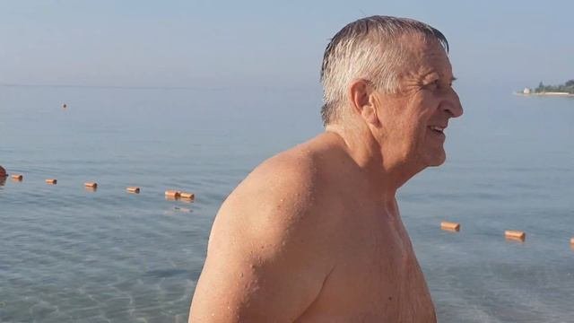 Евпатория пос. Заозёрное, пляж Рябинка - 16 июня 2023 г. Раннее утро.