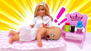 Массаж для Беби Бон Эмили – Игра в дочки матери для девочек – Развивающее видео для малышей