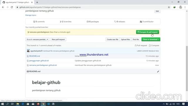 Tutorial cara simple penggunaan github dan git dengan cvs смотреть онлайн
