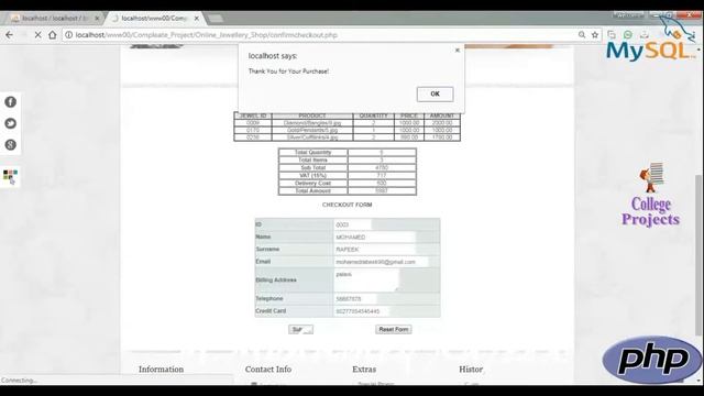 Online Jewellery Shop Management System Project in PHP | MYSQLI | HTML | - College Projects for CS смотреть онлайн