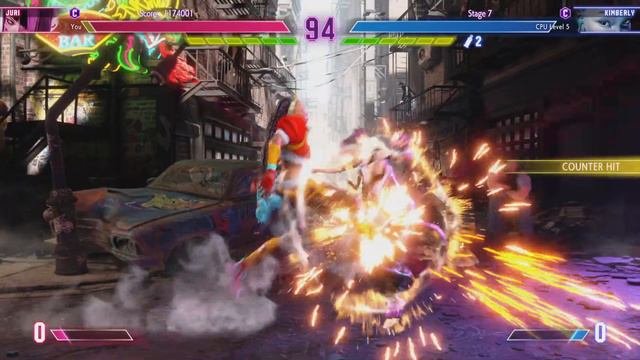 Street Fighter 6 Juri Han Arcade Mode Gameplay