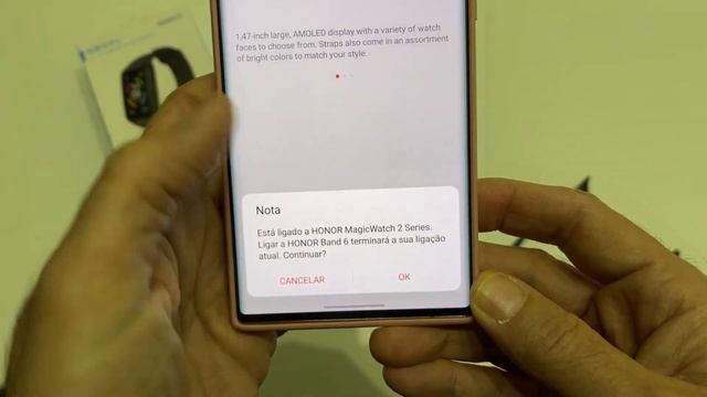 Como Ligar a Huawei HONOR BAND 6 Português ao Smartphone