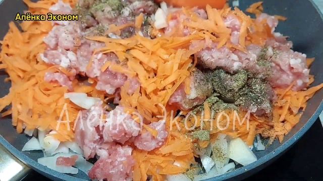 Макароны по - флотски с фаршем. Простое, Недорогое и Сытное блюдо для всей Семьи.