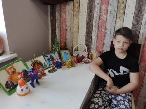 Персональная выставка творческих работ Крещенко Кирилла, 13 лет
