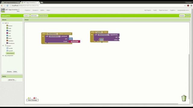 UDOO App Inventor 2 смотреть онлайн