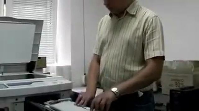 "Что такое ризограф" на примере Riso RZ 370 смотреть онлайн