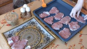 Свиная вырезка с сыром