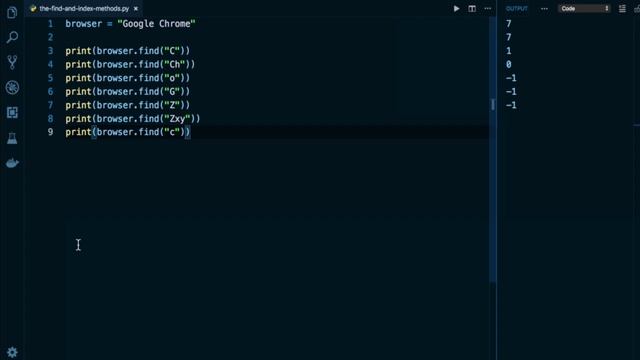 Python Programming Tutorial # 41 | The find() and index() Methods in Python | Methods in Python