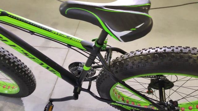 Wolf's fang, 21 скорость, алюминевая рама, 26*4" колёса. смотреть онлайн