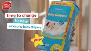 Hello to more savings with Watsons Baby Diapers!