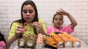 ROLLS | SUSHI | MUKBANG | FRENCH FRIES | МУКБАНГ | РОЛЛЫ | СУШИ | ЗАПЕЧЕННЫЕ МИДИИ | КОЛА | 2023 |