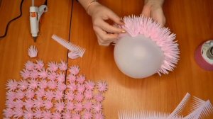 Светильник из изолона "Ёжик"