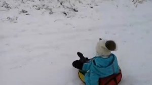Первый снег и линхай ямаха 550