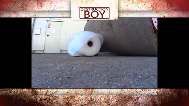 Bubble Wrap like a boss with a steam roller - Destruction Boy смотреть онлайн