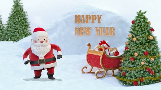 Happy New Year 2024! Merry Christmas 2024! New Year's Footages/ Футаж С Новым 2024 годом!