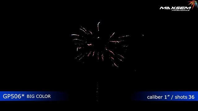 Батарея салютов Maxsem, 1"-36 залпов, BIG COLOR, GP506* смотреть онлайн