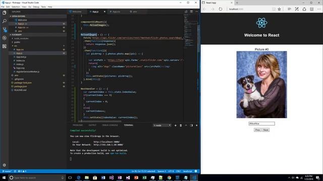 React Programming: Flickr API Part 3 смотреть онлайн