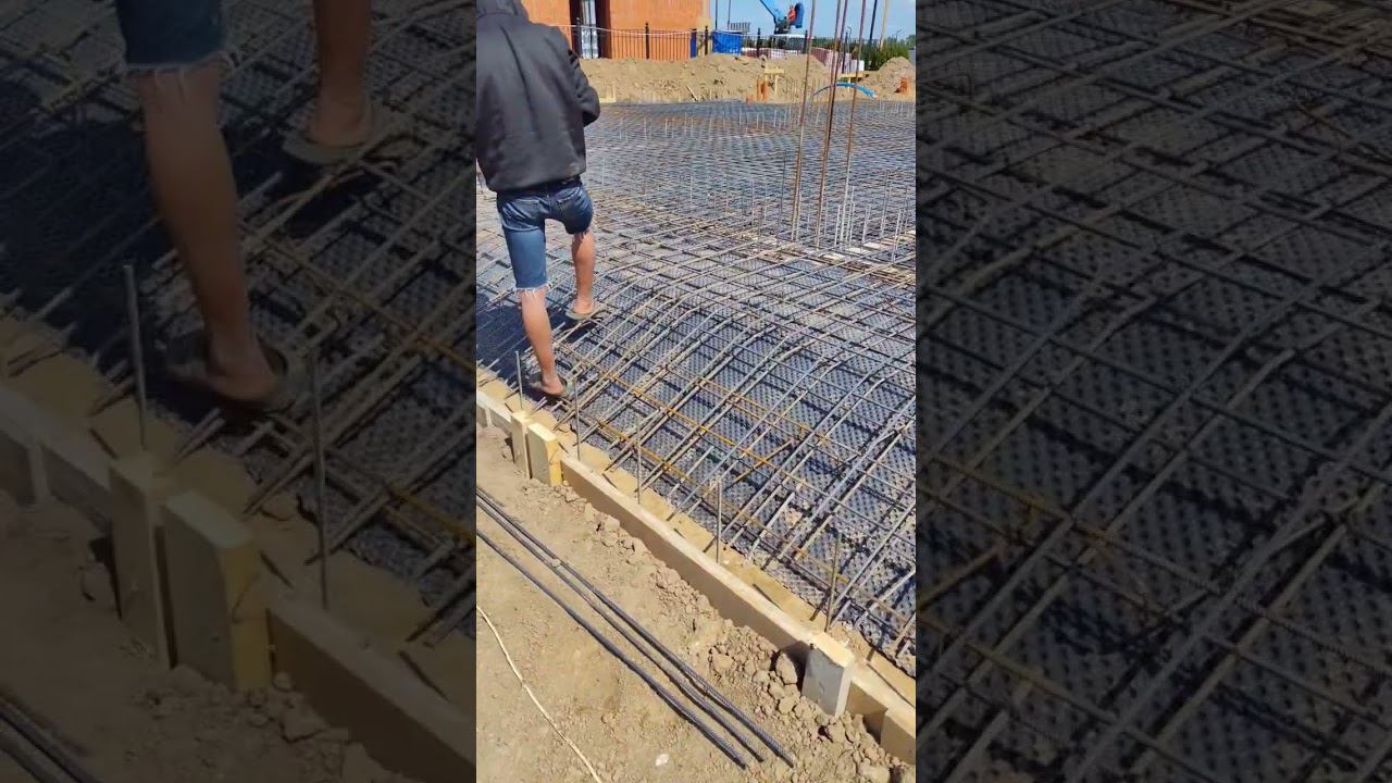 КП Миллениум парк. армирование фундаментной плиты. 350 м2 #milleniumpark #customhomes #кастомхоумс