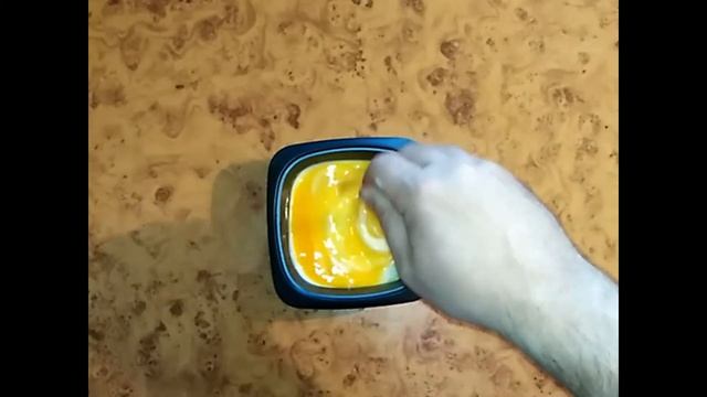 Корейская уличная еда. Яичный хлеб с ветчиной и сыром в Кокотнице 500 мл. смотреть онлайн