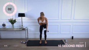 45 Minute Unilateral Shoulders & Arms Workout at Home | Caroline Girvan