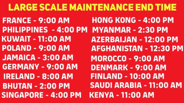 Large scale Maintenance End Time In eFootball 2024 Mobile Server Maintenance | Maintenance End Time смотреть онлайн